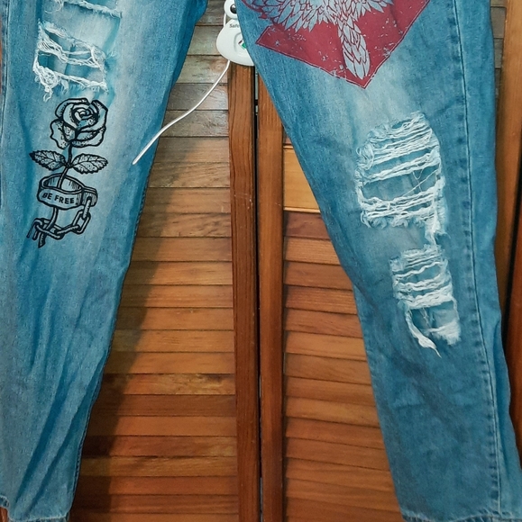 RED JEADS NYC SIZE 5/6 - Picture 2 of 12